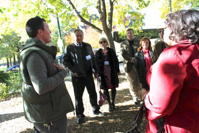 <p>Pastor Scott Venable of Mosaic Church shares his church's progress with trustees from the North American Mission Board.</p>
