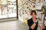 <p>Sarah Ward, executive director of South Chicago Art Center, curated an collection of gun sculptures made by South Side kids and professional artists to raise money for her after-school arts program.</p>
