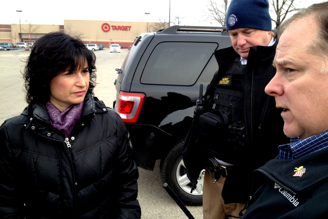<p>Debra Silverstein, left, coordinated with police a crack down on prostitution and drug trafficking in West Ridge on Dec. 19, 2012.</p>
