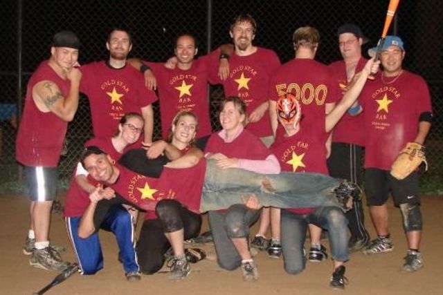 <p>Gold Star softball team has enjoyed sponsorship from Gold Star bar since 2005. Though the team's members have changed over the years, Gold Star bartender Susan A. Stursberg remained a constant fixture post game, according to Lanny Oswalt, 39, who was present at a memorial celebration for Stursberg Sunday. "Everyone on the team has known her a long time. She affected all of us deeply. We will miss her," Oswalt said.</p>
