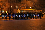 O'Hare Workers Facing Layoffs Sing Protest Carols Outside Mayor's House