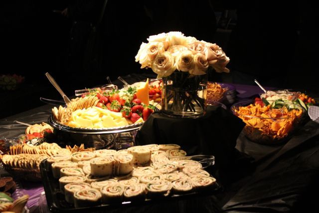 <p>A floral centerpiece adorns a buffet table at a memorial celebration for Susan A. Stursberg Sunday at Club Foot.</p>
<p>Stursberg, 45, a bartender and part owner of Wicker Park bar Gold Star, 1755 W. Division St., <a href=