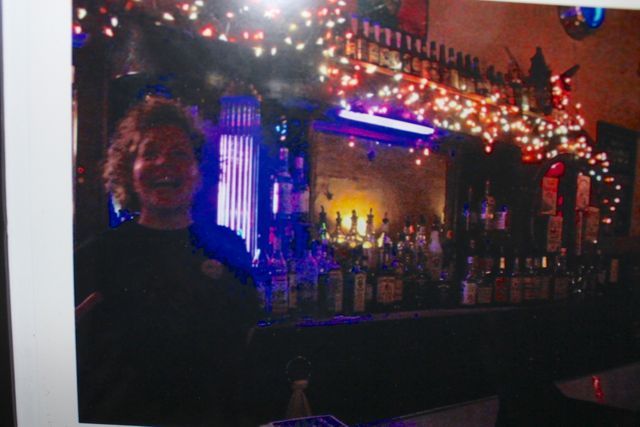 <p>Bartender Chris Trejo, 40, snapped this photo of Susan A. Stursberg just before closing time at Gold Star bar last year.</p>
<p>Trejo, who lives above Gold Star, framed the photo of his longtime friend and brought it to a memorial gathering to celebrate her life Sunday.</p>
