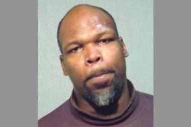  Tony Williams, 43, was charged with aggravated battery to a police officer and resisting arrest after slamming an officer's head into the pavement Friday, police said. 
