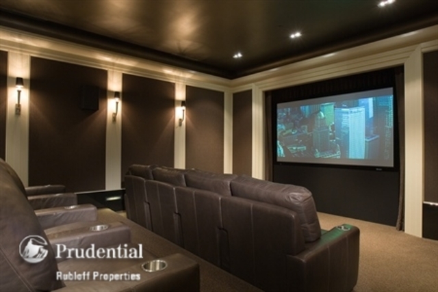 <p>The home theater in the home at 1866 N. Howe St.</p>
