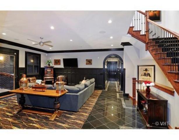<p>If a movie runs too long at one of the house's entertainment hubs, you can relocate to the seven-seat theater downstairs.</p>

