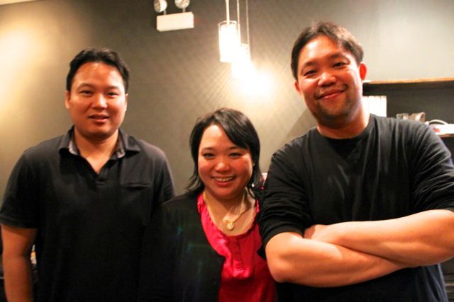 <p>O'Cha Thai will celebrate its soft opening Jan. 20 and Grand Opening Jan. 26. The restaurant is owned by two brother-in-laws, Art Chaiyanuwong, far left, and Jiraphong Sopavanich. In the middle is Neeti Sopavanich, Jay's wife and Art's sister.</p>
