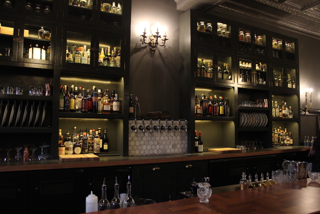 <p>Interior of new high-end cocktail bar, Billy Sunday.</p>
