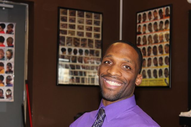 Julius McKinney, founder of Full Time Logistics LLC, co-sponsored a career expo Monday, Jan. 28, 2013 at a South Side barbershop.
