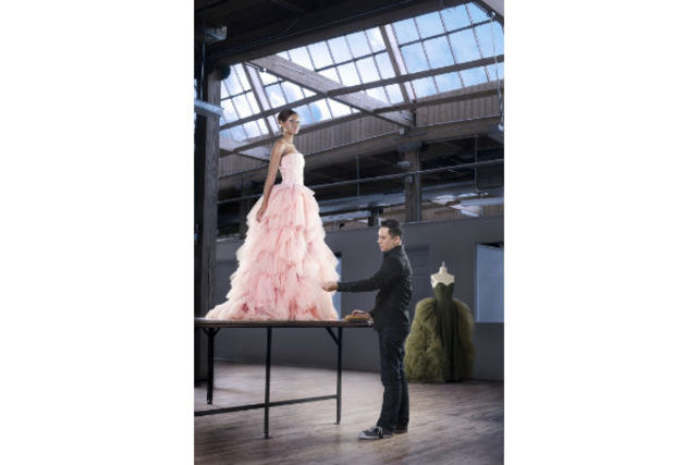 <p>A snapshot from the common "cutting" area at the Fashion Design Center.</p>
