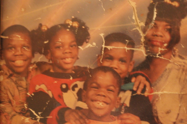 <p>Kimberly Common with her four children. Two of her children, Devin and Antonio, were shot and killed less than two years apart. Common said she wanted to see the face of the boy who killed her son Devin, who is scheduled to appear in court Thursday.</p>
