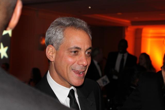 <p>Mayor Rahm Emanuel attends the Illinois Inaugural Ball in Washington, D.C., on Saturday. He said he doesn't want to president, and loves being mayor of Chicago.</p>
