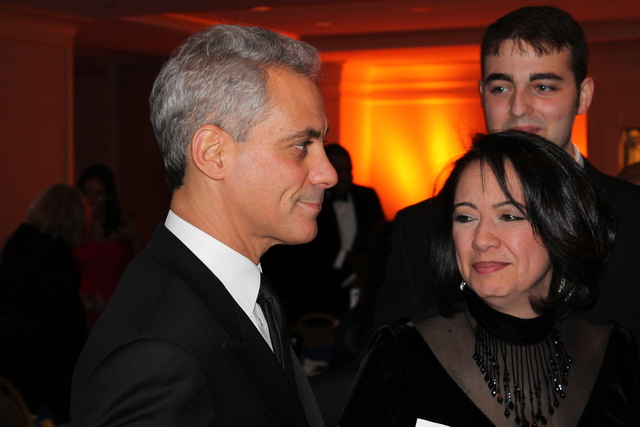 <p>Mayor Rahm Emanuel attends the Illinois Inaugural Ball in Washington, D.C., on Saturday.</p>

