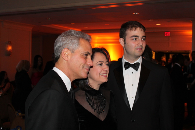 <p>Mayor Rahm Emanuel attends the Illinois Inaugural Ball in Washington, D.C., on Saturday.</p>
