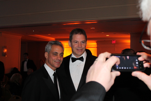 <p>Mayor Rahm Emanuel attends the Illinois Inaugural Ball in Washington, D.C., on Saturday.</p>
