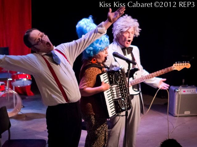 <p>Kiss Kiss Cabaret celebrates its 100th show Friday night at the Greenhouse Theater.</p>
