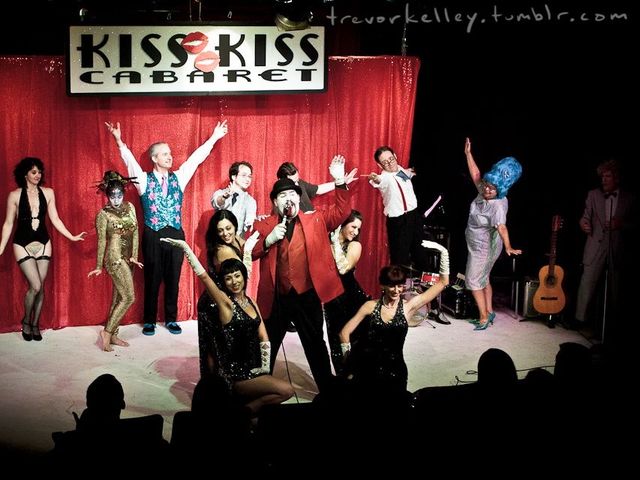 <p>Kiss Kiss Cabaret celebrates its 100th show Friday night at the Greenhouse Theater.</p>
