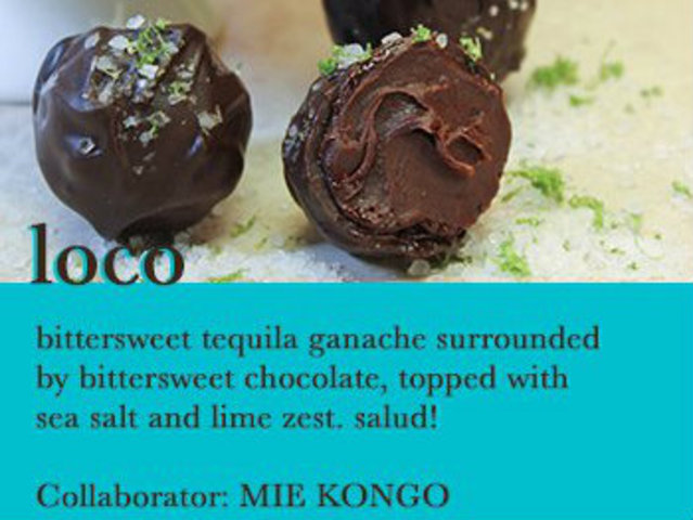 <p>A little tequila and sea salt liven up the Loco truffle, which artist Mie Kongo will use as inspiration for a ceramic piece.</p>
