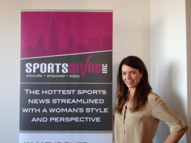 The SportsDivas Inc. website caters to Chicago's female sports fans.