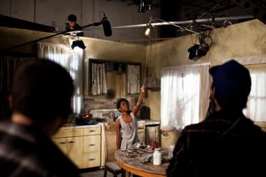 A short film shot in the South Loop over the course of three days last weekend will feature Englewood youth in what the director calls "entertainment" as well as "a call to action."