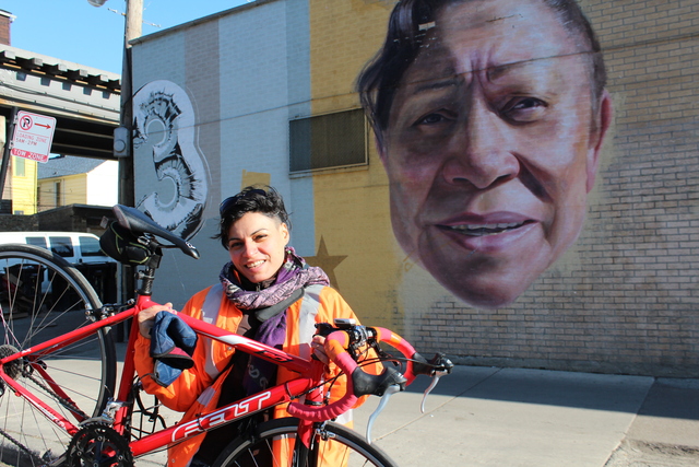 <p>Ortiz also gives bike tours around the Pilsen neighborhood.</p>
