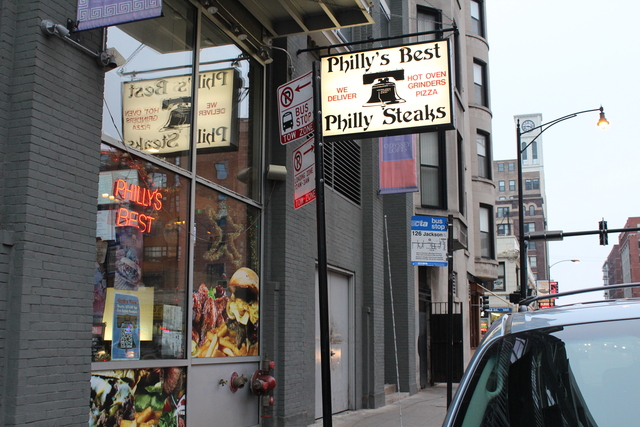 <p>Dean Markellos, who owns the Philly&rsquo;s Best at 769 W. Jackson, said he wants to hire off-duty police officers to patrol the neighborhood. Three shootings have occurred in the last two months near Jackson Boulevard and Halsted Street.<br />
	&nbsp;</p>

