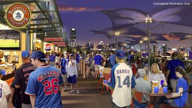 Better bathrooms, more concessions and a bar under the scoreboard are among the plans included in a $300 million renovation project the Cubs announced Jan. 19, 2013, at the Cubs Convention.