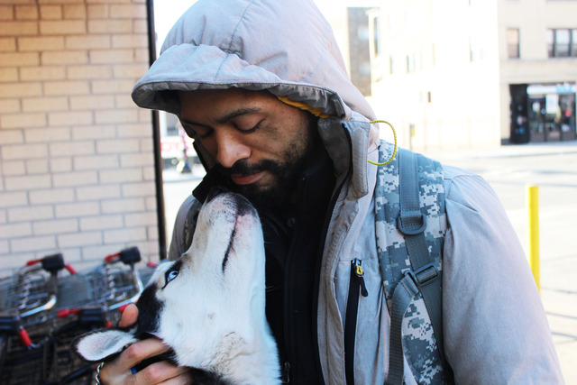 <p>Chris Roberts, 33, an Iraq War veteran, had an "emotional night" Tuesday when he thought his Siberian husky Zeus had drowned.</p>
