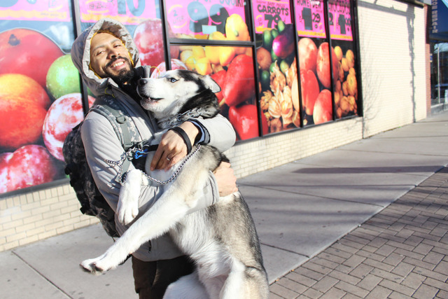 <p>Chris Roberts, 33, an Iraq War veteran, had an emotional night Tuesday when he thought his Siberian husky Zeus had drowned.</p>

