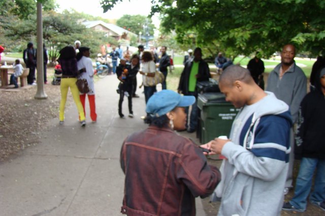 <p>At a September 2010 reunion of current and former residents of Wicker Park, the four chess tables at the southern end of the historic park at 1500 N. Damen Ave. provided seating for young and old alike.</p>
