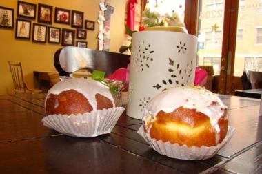 In honor of Fat Tuesday, bakeries across the city will be offering paczki. Paczki (pronounced PUNCH-ski) is already plural as the singular is paczkek, but English speakers have taken to calling a single one a paczki.
