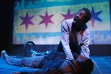 <p>&nbsp;Shavac Prakash (top) and Scott Baity, Jr. perform in Crime Scene: A Chicago Anthology at Collaboraction Theater in the Flat Iron Building in Wicker Park.</p>
