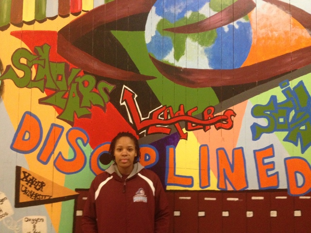 <p>Perspectives Charter Schools girls track coach Dominique Jacobs overcame several obstacles growing up to earn associate's, bachelor's and master's degrees.</p>
