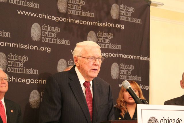 <p>Chicago Crime Commission member Arthur Bilek dubbed Sinaoloa drug cartel head Joaquin "El Chapo" Guzman Loera the new Public Enemy No. 1.</p>
