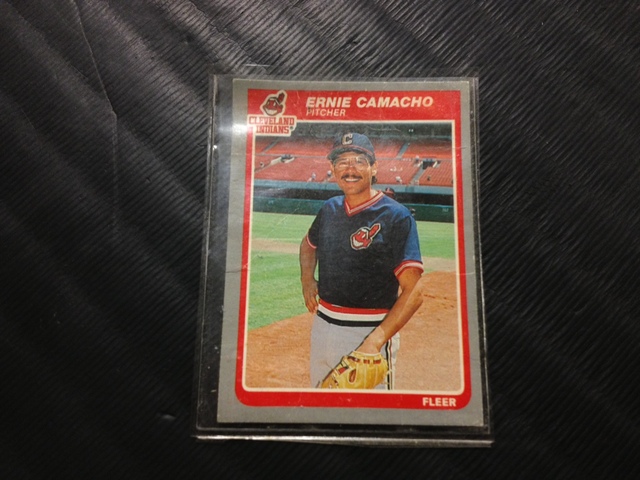 <p>Vaughn Camacho has kept this baseball card of his father, former Major League Baseball player Ernie Camacho, in his wallet for at least the last 10 years.</p>
