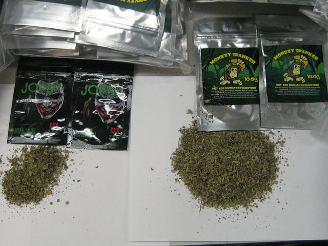 <p>Police seized $1.2 million in fake pot labeled "Joker" and "Monkey Spanker," according to a statement Wednesday.</p>
