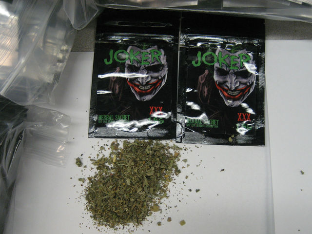 <p>Police seized $1.2 million in fake pot labeled "Joker" and "Monkey Spanker," officials said Wednesday.</p>
