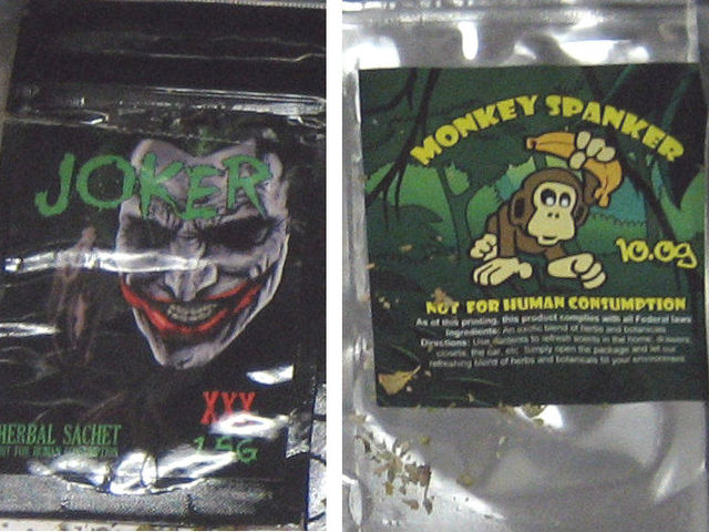<p>Police seized $1.2 million in fake pot labeled "Joker" and "Monkey Spanker," police said Wednesday.</p>
