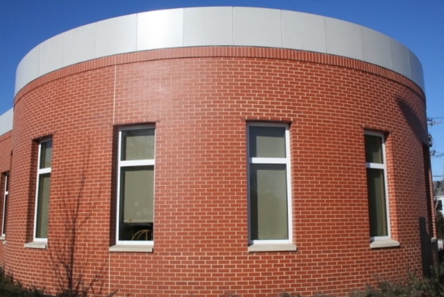 <p>Exterior of the newly renovated Humboldt Park Library, which will reopen Saturday.</p>
