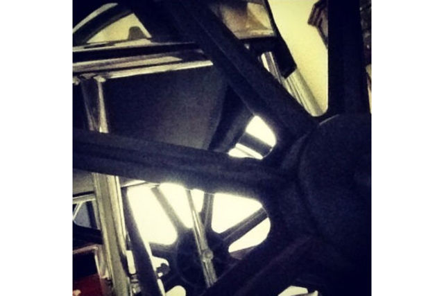 <p>Lady Gaga posted this picture of her wheelchair "Emma" on her Twitter account on Feb. 16.</p>
