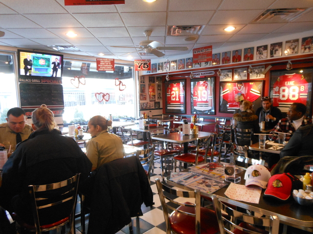 <p>Palace Grill, 1408 W. Madison St., is celebrating its 75th anniversary with yearlong specials.</p>
