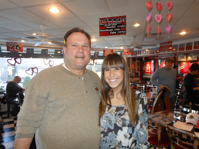 <p>George and Christina Lemperis at Palace Grill, 1408 W. Madison St.</p>
