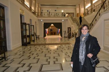 State Rep. Toni Berrios visited Poland as a way to better connect with new constituents in Avondale and Portage Park.