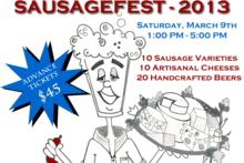 Sausagefest 2013 at the Haymarket Pub and Brewery
