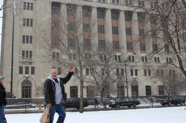 More than an inch of snowfall per hour until 4 p.m. could make rush hour "very problematic," according to the National Weather Service.