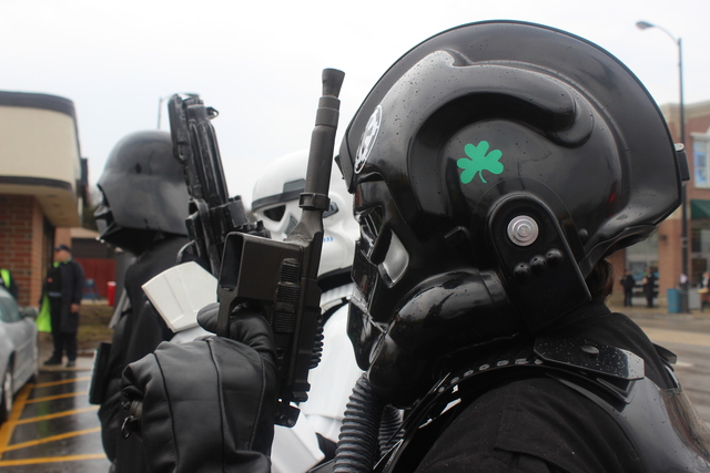 <p>The Sith Lord himself attended this year's South Side Irish Parade.</p>
