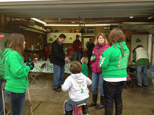 <p>The Bahr family house party near the South Side Irish Parade.</p>
