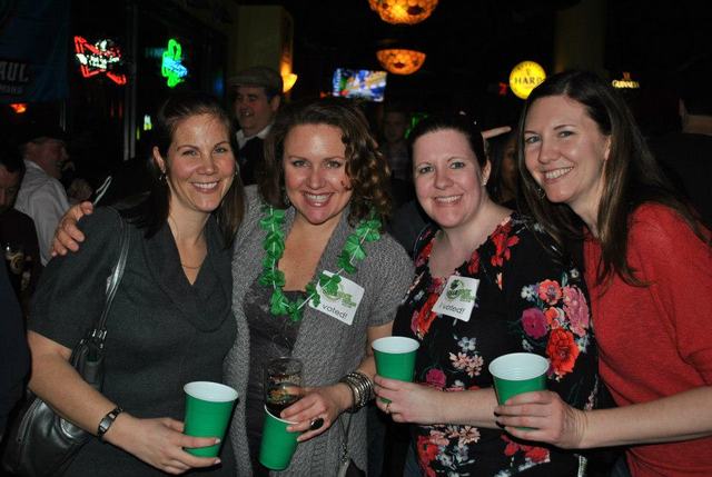 <p>ShamROCK Chicago campaigns for petition signatures at a pre-St. Patrick's Day event.</p>
