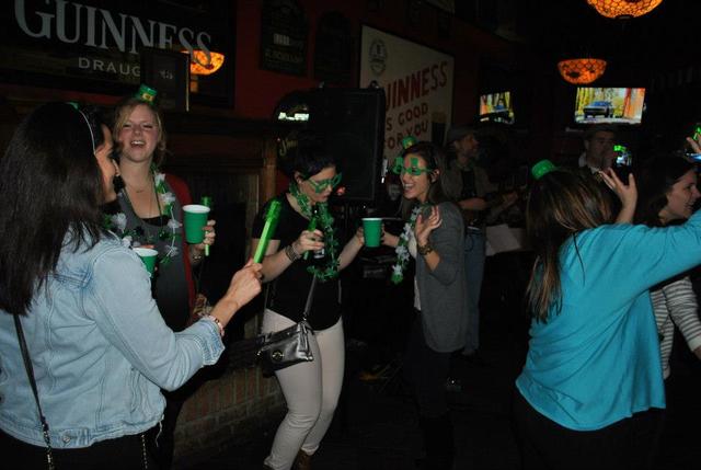 <p>ShamROCK Chicago campaigns for petition signatures at a pre-St. Patrick's Day event.</p>
