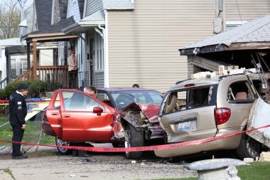 A man was sent to the hospital after a wreck in the 11500 block of South Lowe Avenue, police said.